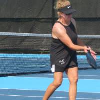 A Laker playing pickleball.